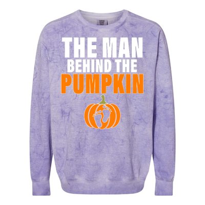 The Man Behind The Pumpkin Colorblast Crewneck Sweatshirt