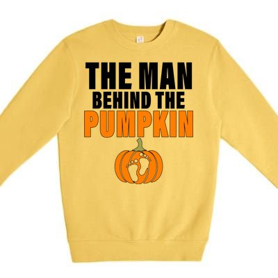 The Man Behind The Pumpkin Premium Crewneck Sweatshirt