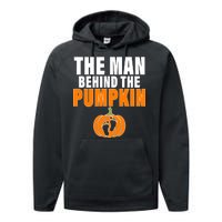 The Man Behind The Pumpkin Performance Fleece Hoodie