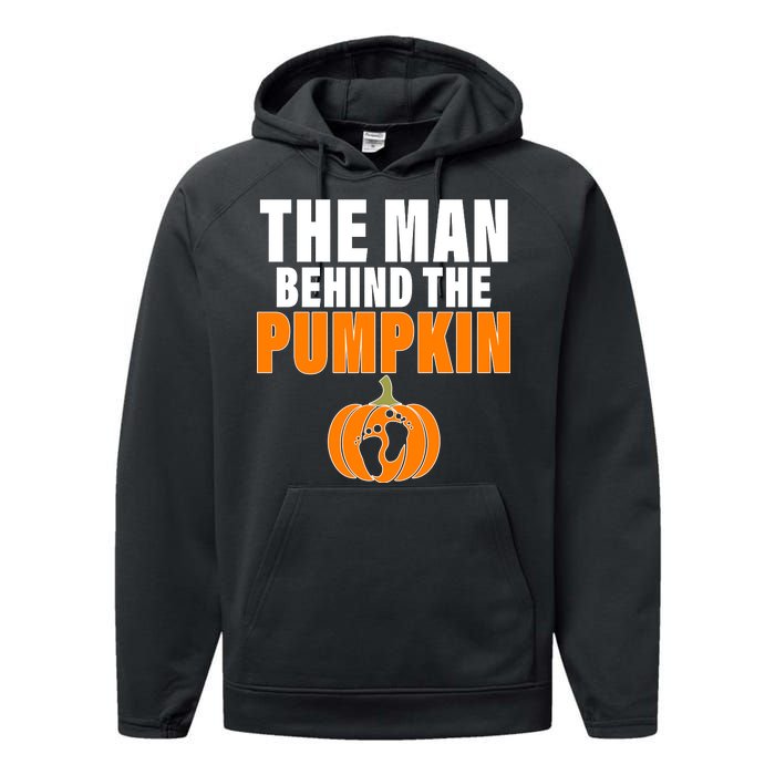 The Man Behind The Pumpkin Performance Fleece Hoodie