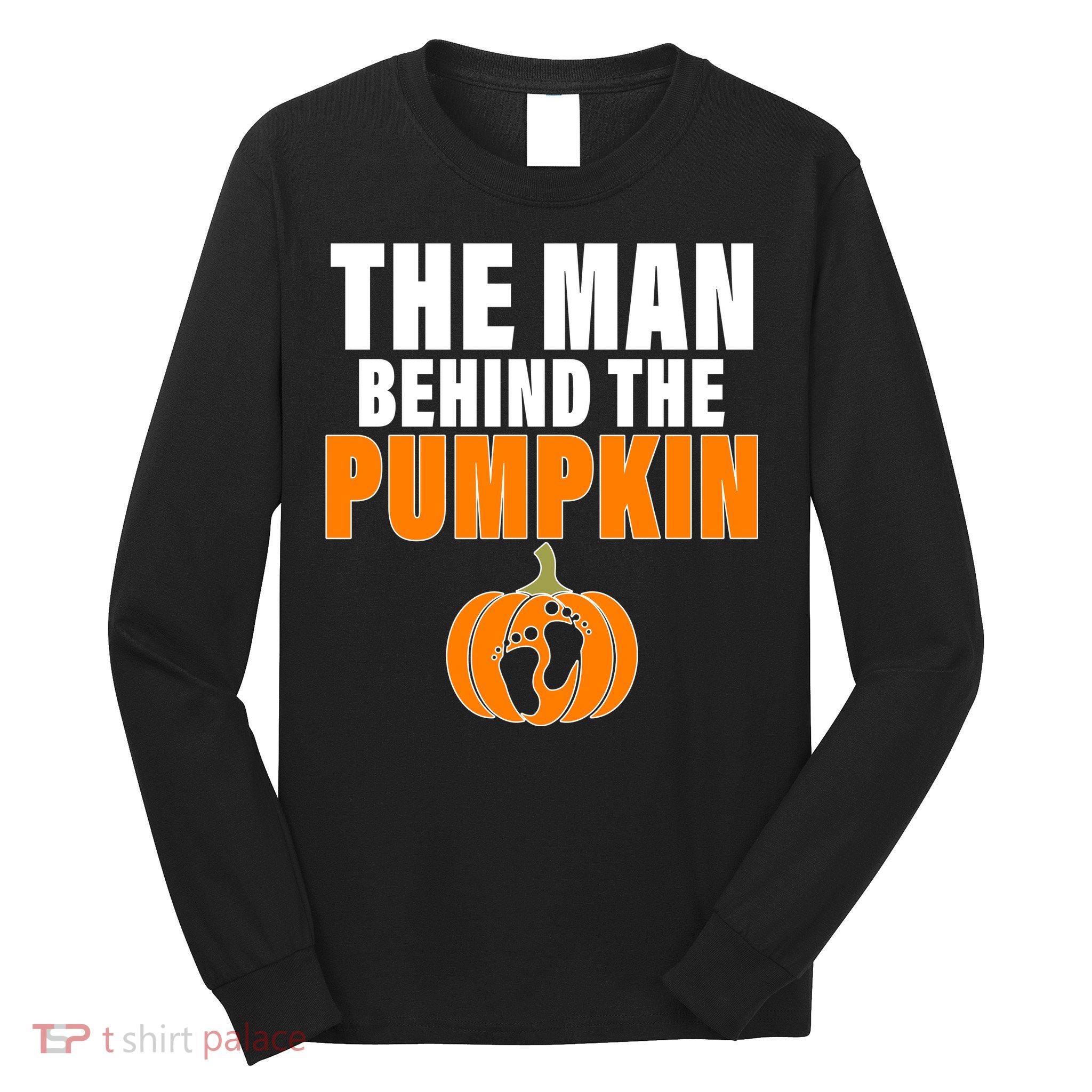 The Man Behind The Pumpkin Long Sleeve Shirt