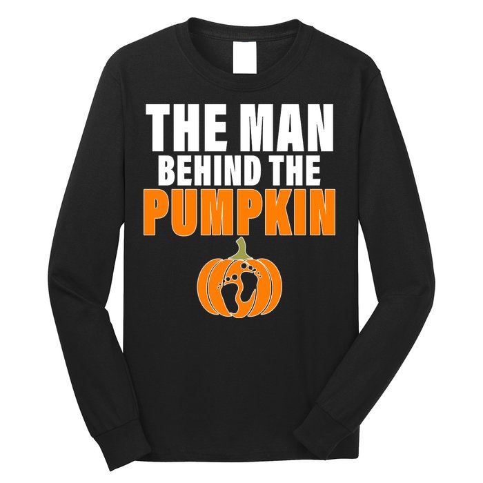 The Man Behind The Pumpkin Long Sleeve Shirt