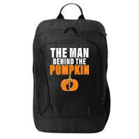 The Man Behind The Pumpkin City Backpack