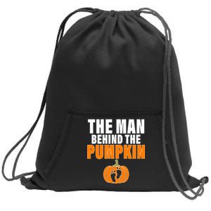 The Man Behind The Pumpkin Sweatshirt Cinch Pack Bag