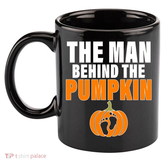 The Man Behind The Pumpkin 11oz C Handle Ceramic Mug