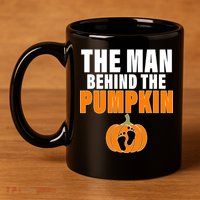 The Man Behind The Pumpkin 11oz C Handle Ceramic Mug