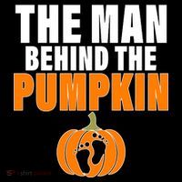 The Man Behind The Pumpkin Drawstring Bag