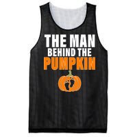 The Man Behind The Pumpkin Mesh Reversible Basketball Jersey Tank