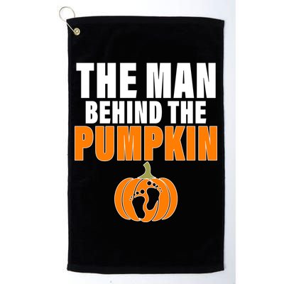 The Man Behind The Pumpkin Golf Towel