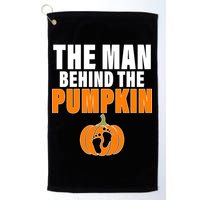 The Man Behind The Pumpkin Golf Towel