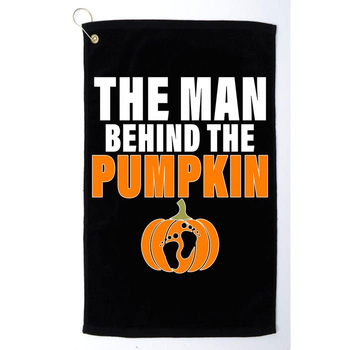 The Man Behind The Pumpkin Golf Towel