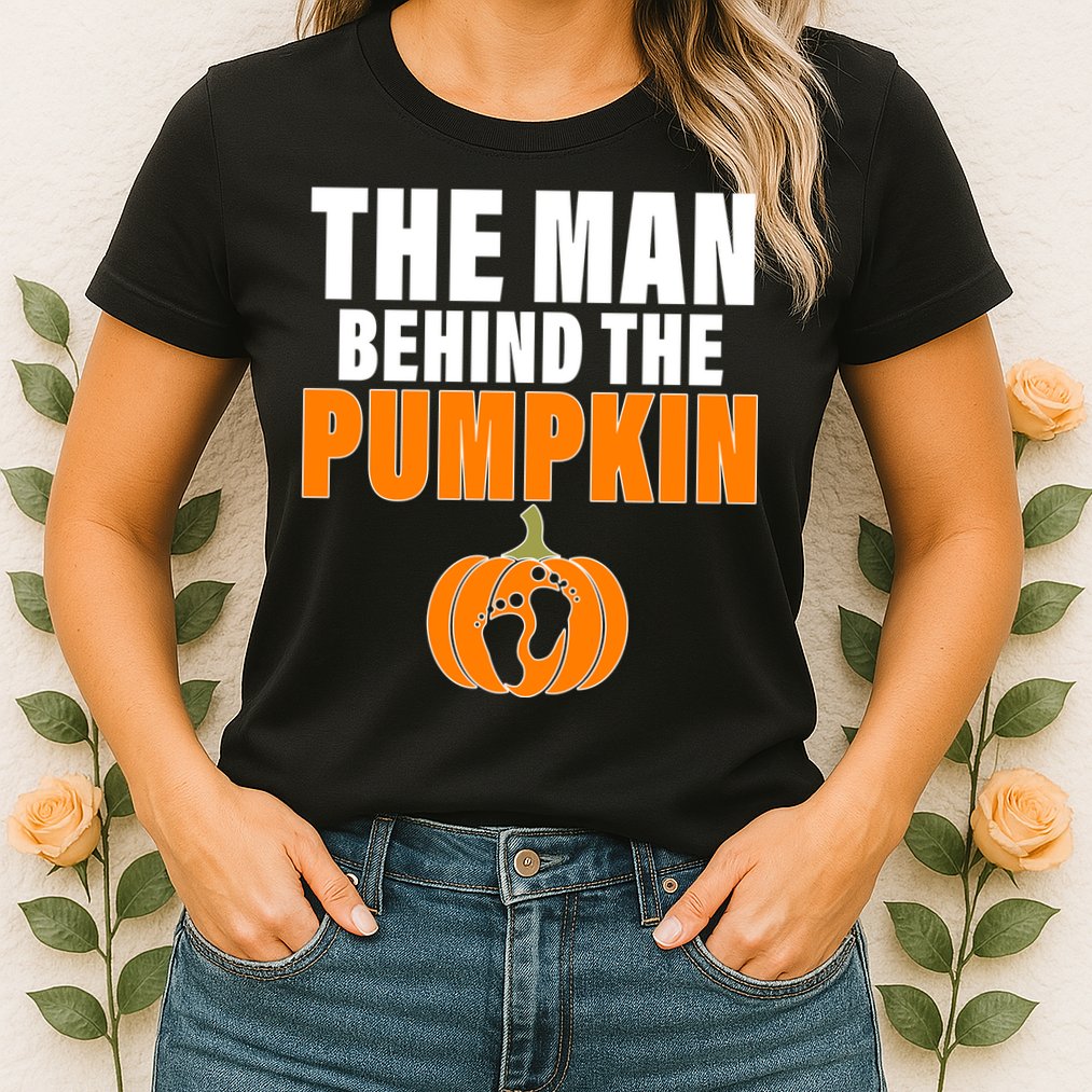 The Man Behind The Pumpkin Womens T-Shirt