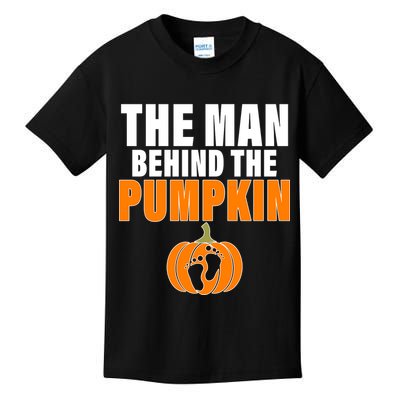 The Man Behind The Pumpkin Kids T-Shirt