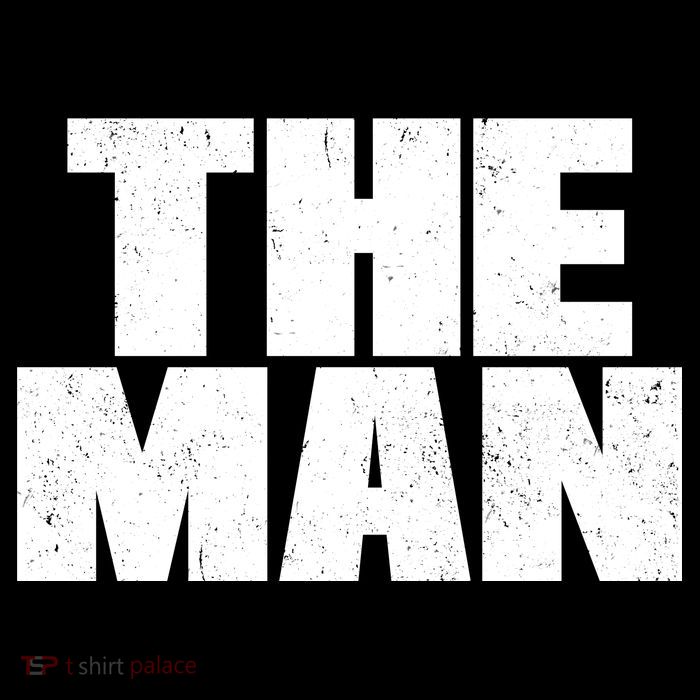 The Man Distressed Logo Tall T-Shirt