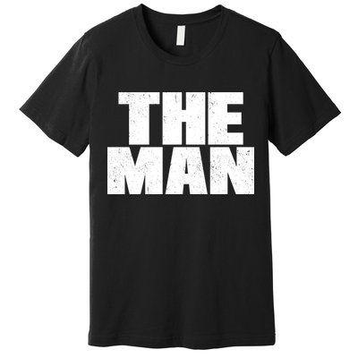 The Man Distressed Logo Premium T-Shirt