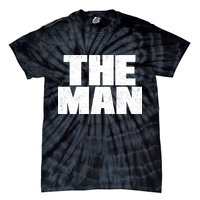 The Man Distressed Logo Tie-Dye T-Shirt