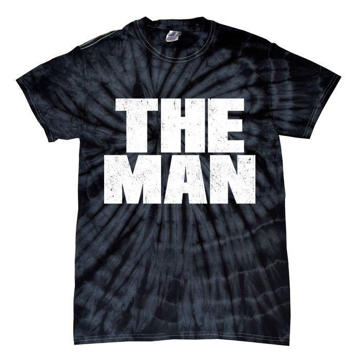 The Man Distressed Logo Tie-Dye T-Shirt