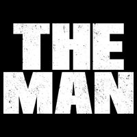 The Man Distressed Logo Tie-Dye T-Shirt