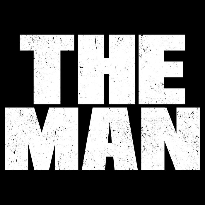 The Man Distressed Logo Tie-Dye T-Shirt