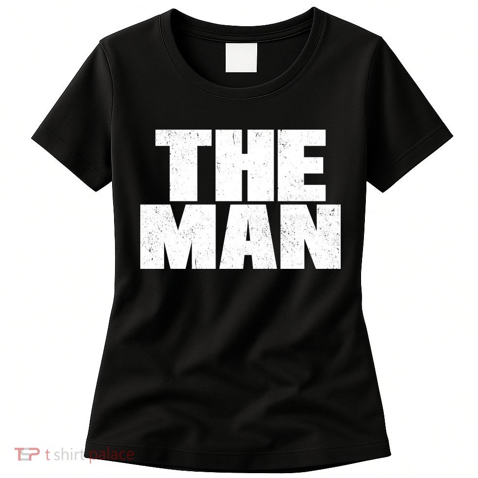 The Man Distressed Logo Womens T-Shirt