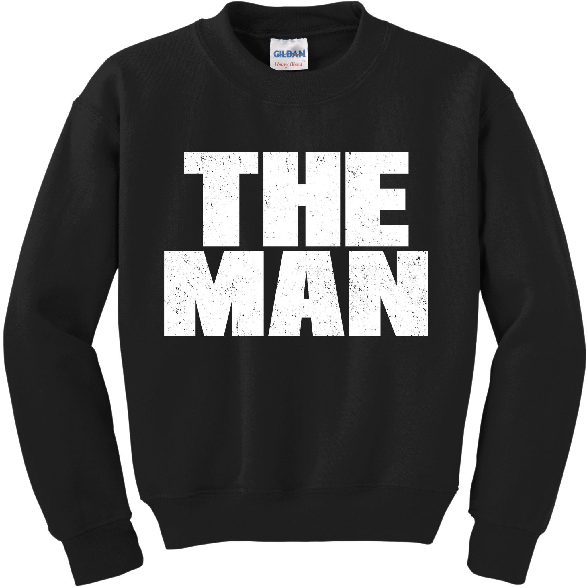 The Man Distressed Logo Kids Sweatshirt