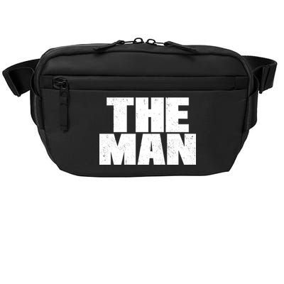 The Man Distressed Logo Crossbody Pack