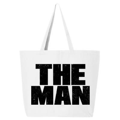 The Man Distressed Logo 25L Jumbo Tote