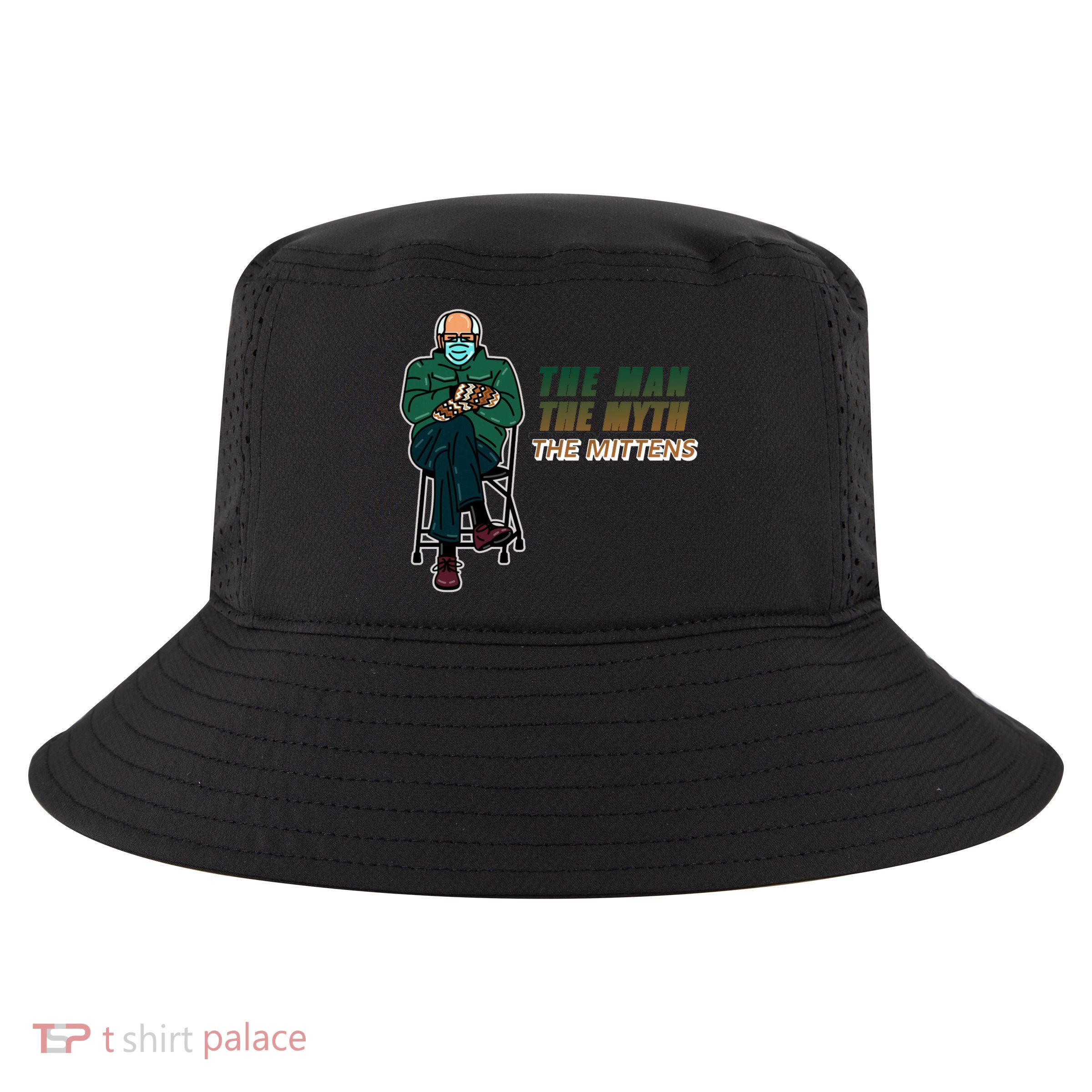 The Man Myth The Mittens Bernie Sanders Cool Comfort Performance Bucket Hat