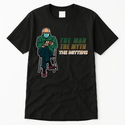 The Man Myth The Mittens Bernie Sanders Tall T-Shirt