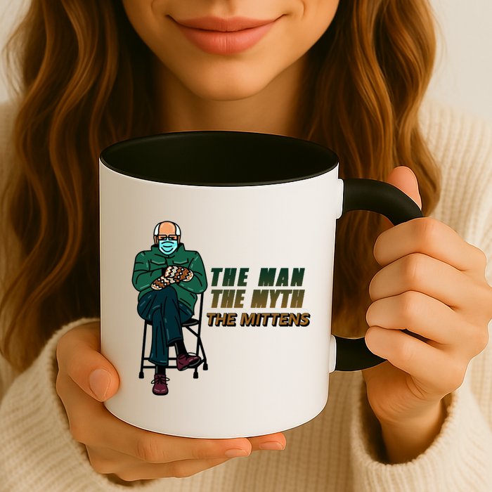 The Man Myth The Mittens Bernie Sanders Mug