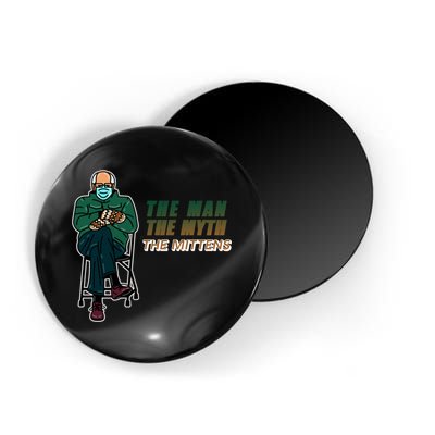 The Man Myth The Mittens Bernie Sanders Magnet