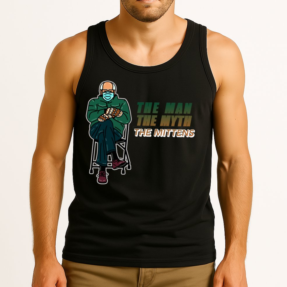 The Man Myth The Mittens Bernie Sanders Tank Top