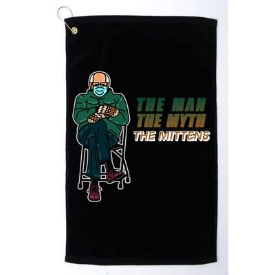 The Man Myth The Mittens Bernie Sanders Golf Towel