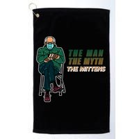 The Man Myth The Mittens Bernie Sanders Golf Towel