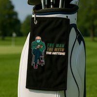 The Man Myth The Mittens Bernie Sanders Golf Towel