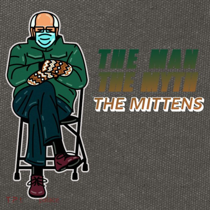 The Man Myth The Mittens Bernie Sanders Cotton Canvas Backpack