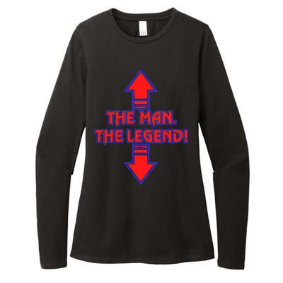 The Man The Legend Dirty Funny Womens CVC Long Sleeve Shirt