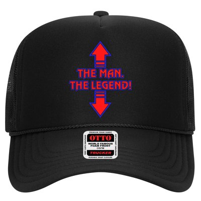 The Man The Legend Dirty Funny Trucker Hat