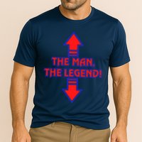The Man The Legend Dirty Funny Cooling Performance Crew T-Shirt