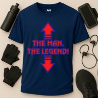 The Man The Legend Dirty Funny Cooling Performance Crew T-Shirt