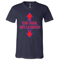 The Man The Legend Dirty Funny V-Neck T-Shirt