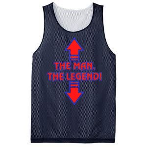 The Man The Legend Dirty Funny Mesh Reversible Basketball Jersey Tank