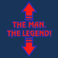 The Man The Legend Dirty Funny Cooling Performance Long Sleeve Crew