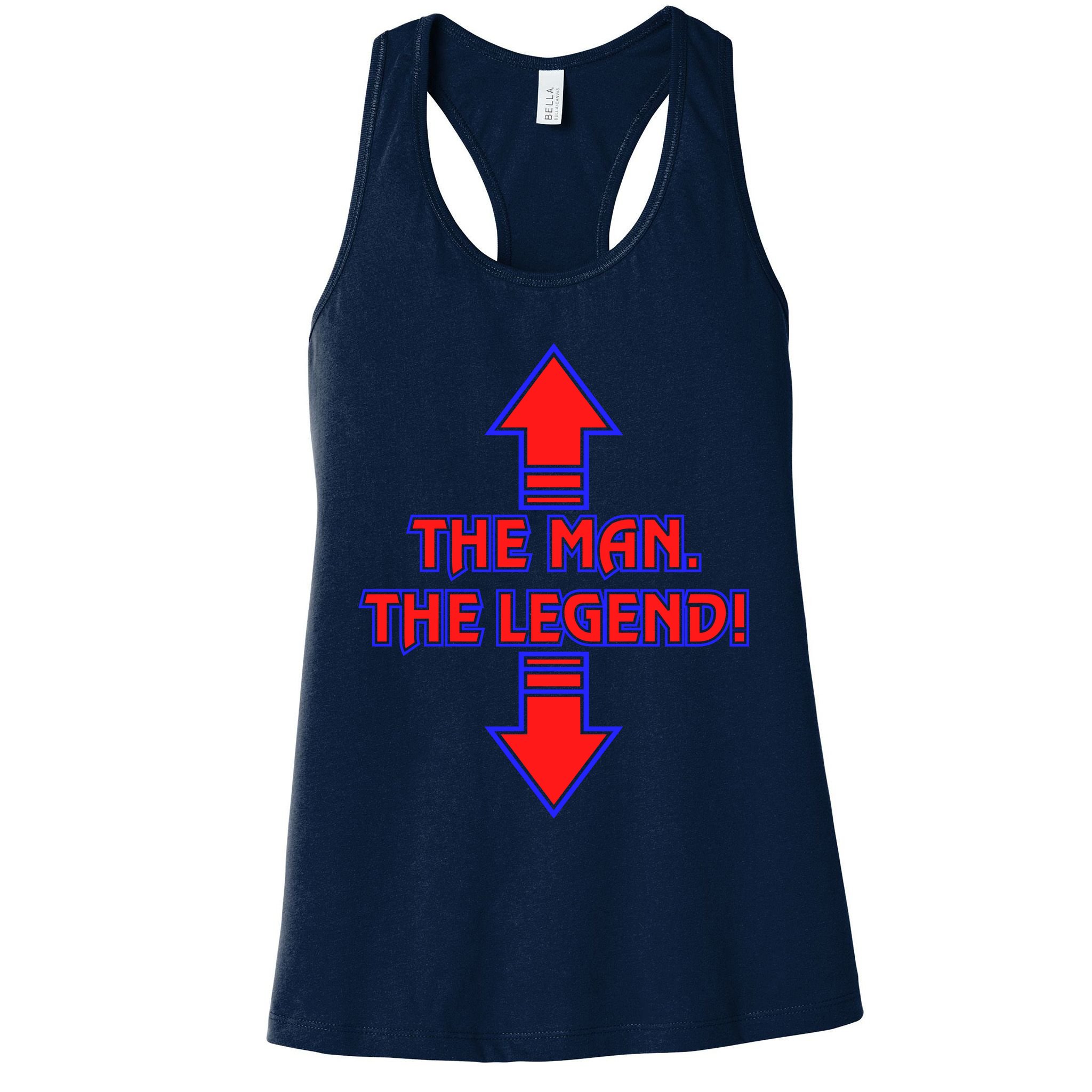 The Man The Legend Dirty Funny Womens Tank Top