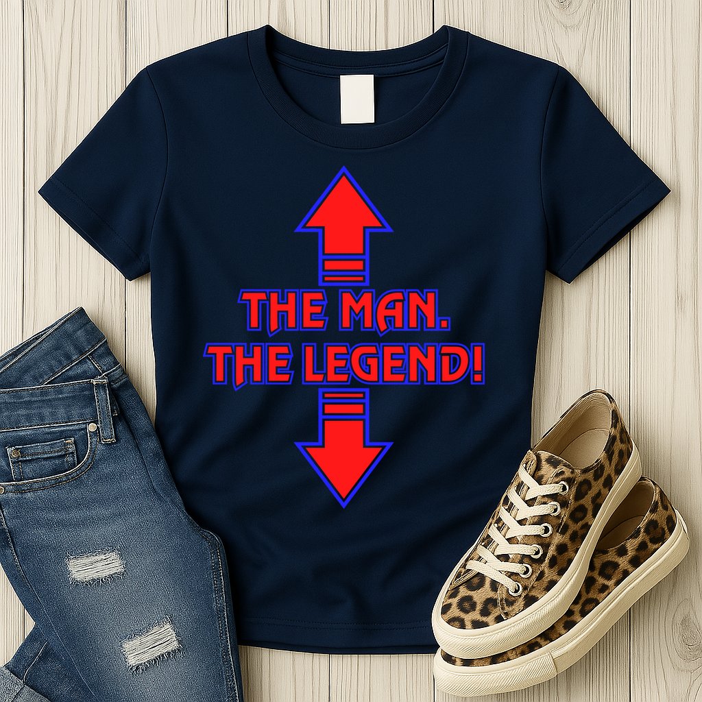 The Man The Legend Dirty Funny Womens T-Shirt
