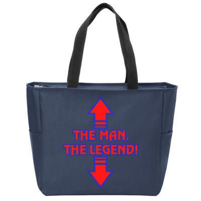 The Man The Legend Dirty Funny Zip Tote Bag