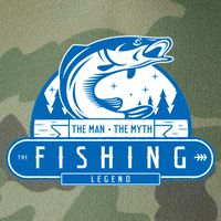 The Man The Myth The Fishing Legend Legacy Tie Dye Trucker Hat