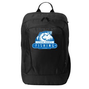 The Man The Myth The Fishing Legend City Backpack