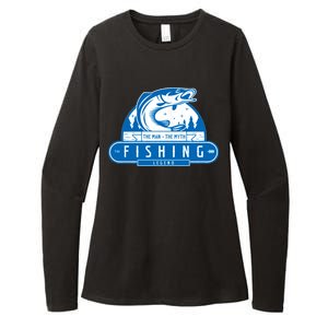 The Man The Myth The Fishing Legend Womens CVC Long Sleeve Shirt