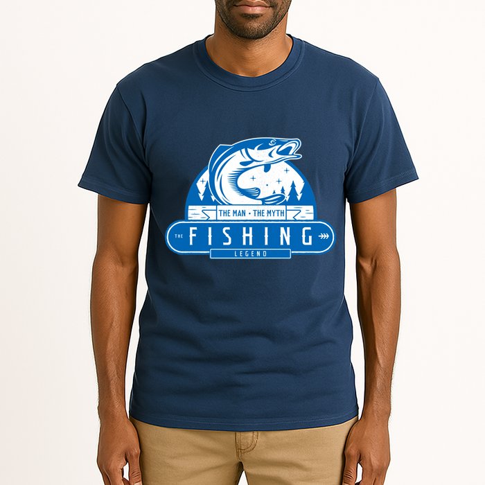 The Man The Myth The Fishing Legend Tall T-Shirt